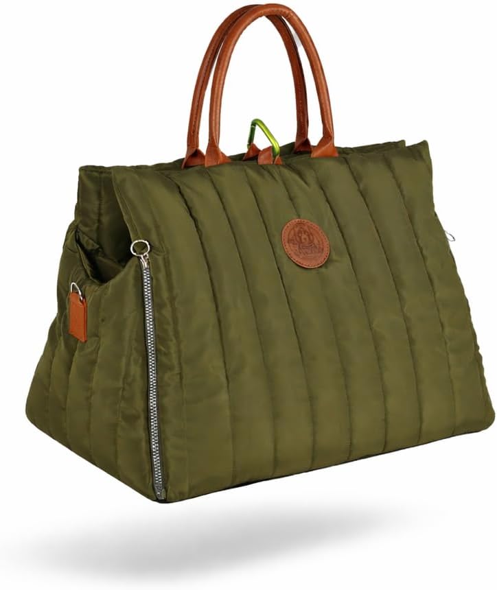 Flying Dog Hundetasche Sunny 3-in-1 Tragetasche, Autositz & Reisebett für kleine Hunde bis 10 kg. Ol