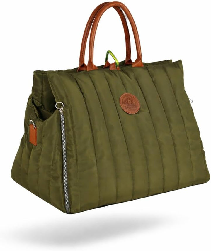 Flying Dog Hundetasche Sunny 3-in-1 Tragetasche, Autositz & Reisebett für kleine Hunde bis 10 kg. Ol