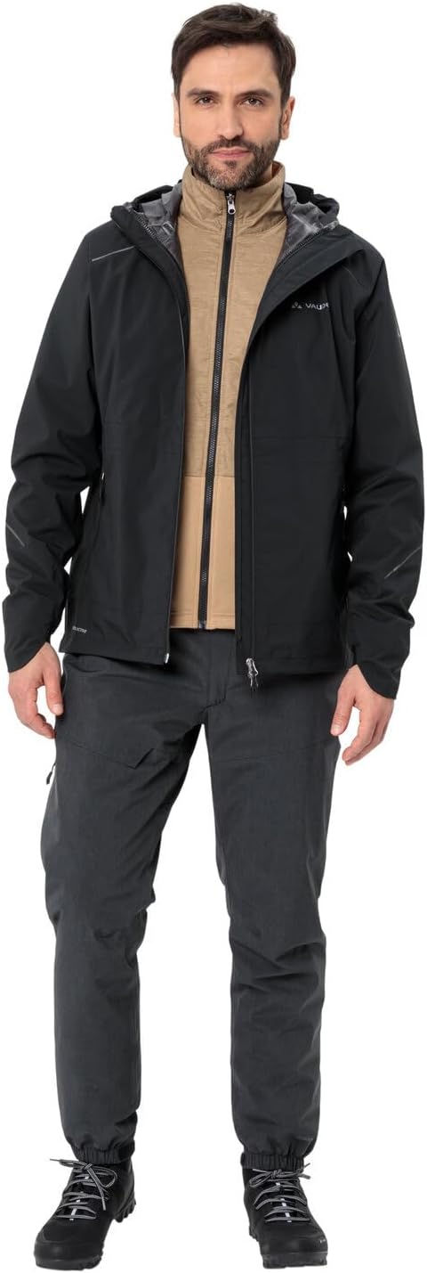 VAUDE Herren Men's Yaras 3in1 Jacket Doppeljacke S black/oat, S black/oat
