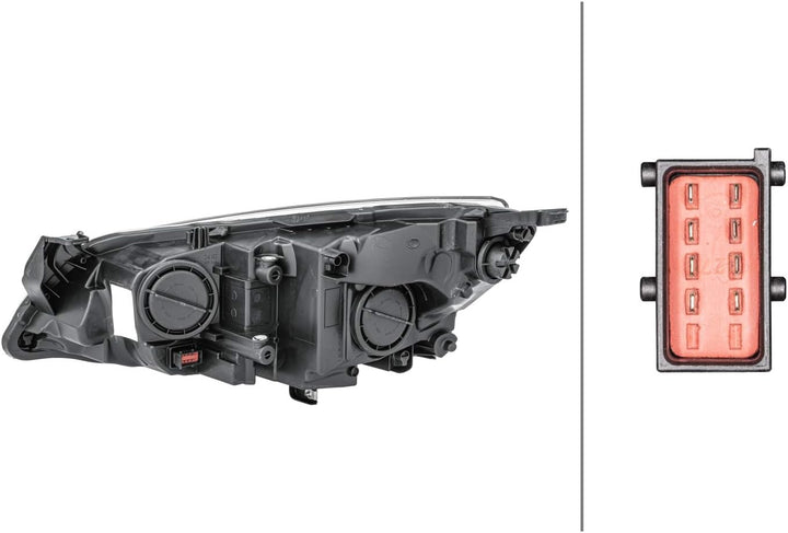 HELLA 1EG 010 011-321 FF/Halogen-Hauptscheinwerfer - rechts - für u.a. Opel Astra J (P10), rechts