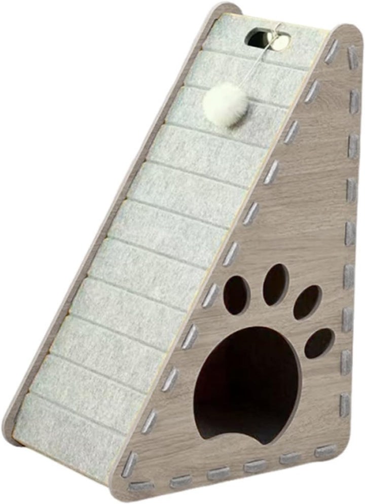 3-in-1Kratzbrett Katze, Road Kratzpads für Grosse Katzen, für Katzen Kratzen Spielen Ausruhen, Schüt