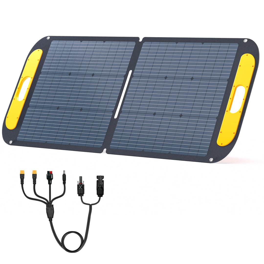 VTOMAN VS110 Faltbares Solarpanel 110W, 18V/25% Effizienz, Monokristalline Tragbare Solarmodul für P