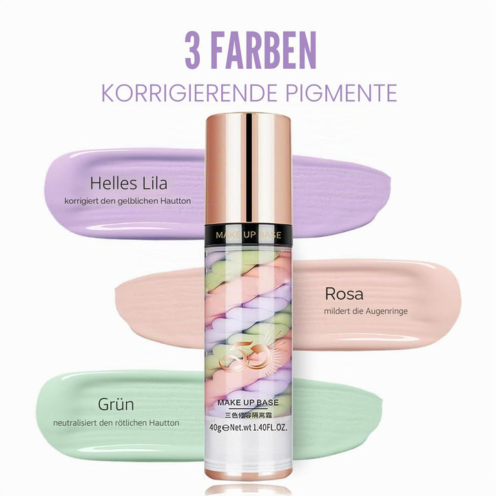 Skynest 2pcs Pore Primer, Color Correcting Facial Serum, Face Makeup Primer Base,Isolation Cream,Inv