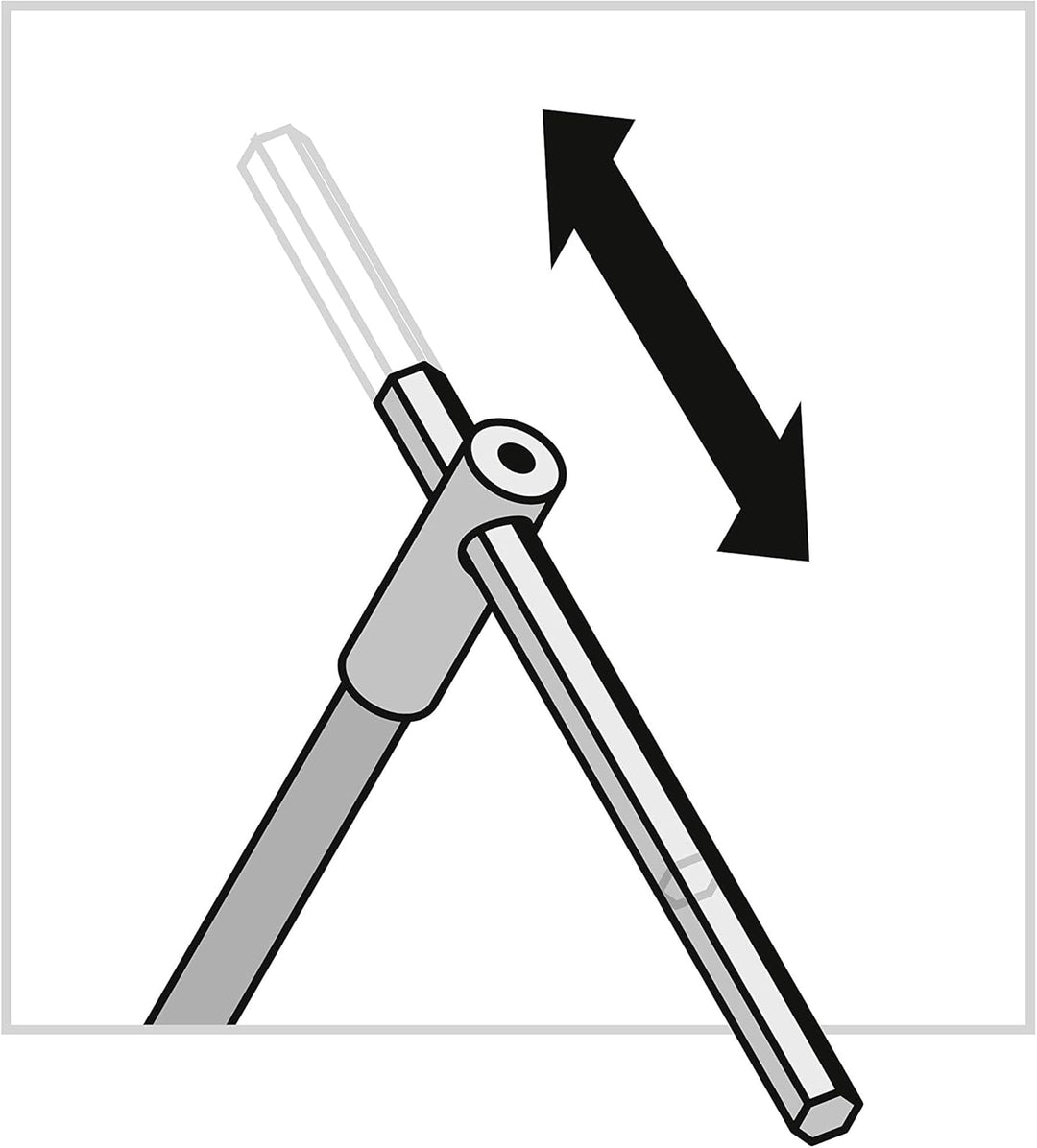 PB SWISS TOOLS T-Griff Innensechskant mit Gleit-Quergriff PB 1204.3 (3 mm) | 100% Swiss Made | Sechs