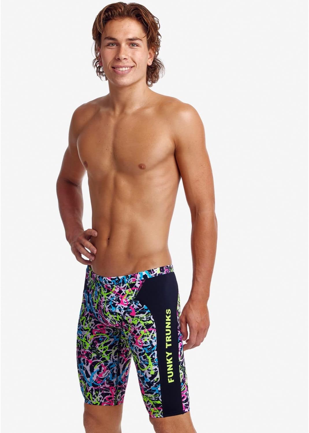 Funky Trunks Messed Up Jammer Badehose Herren