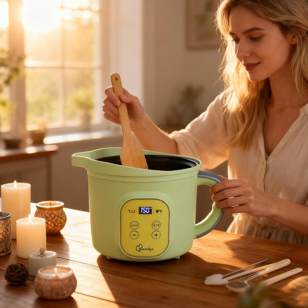 Elektrischer Wachsschmelzer 1,5 L mit präziser Temperaturregelung (30–150 °C), Antihaftbeschichtung