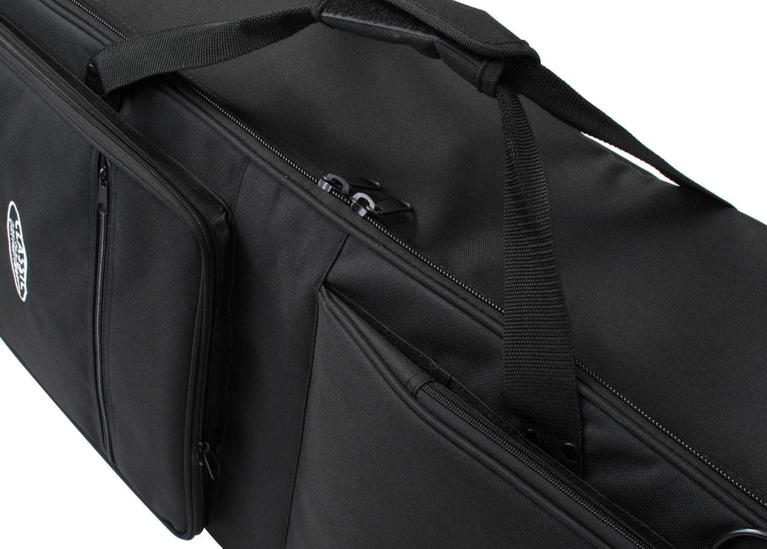 Classic Cantabile Keyboardtasche mit Rollen 115cm schwarz (robuster Gigbag, Innenmasse, 115 x 45 x 1