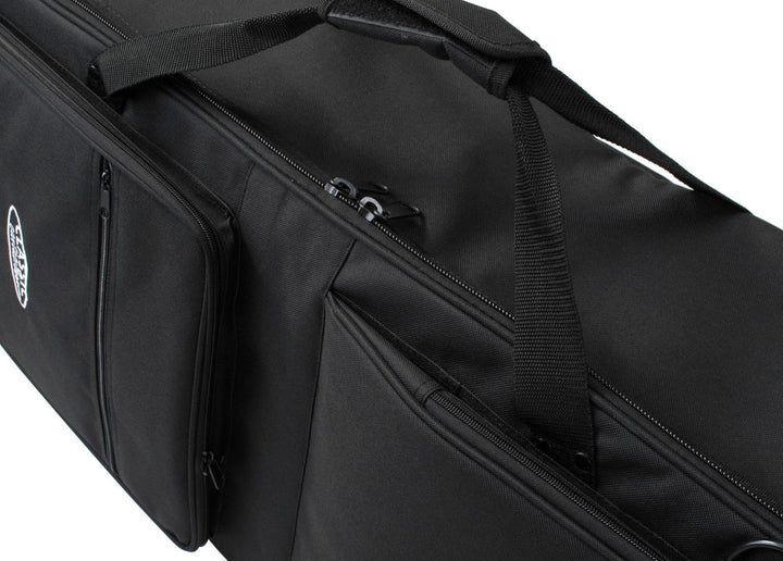 Classic Cantabile Keyboardtasche mit Rollen 115cm schwarz (robuster Gigbag, Innenmasse, 115 x 45 x 1
