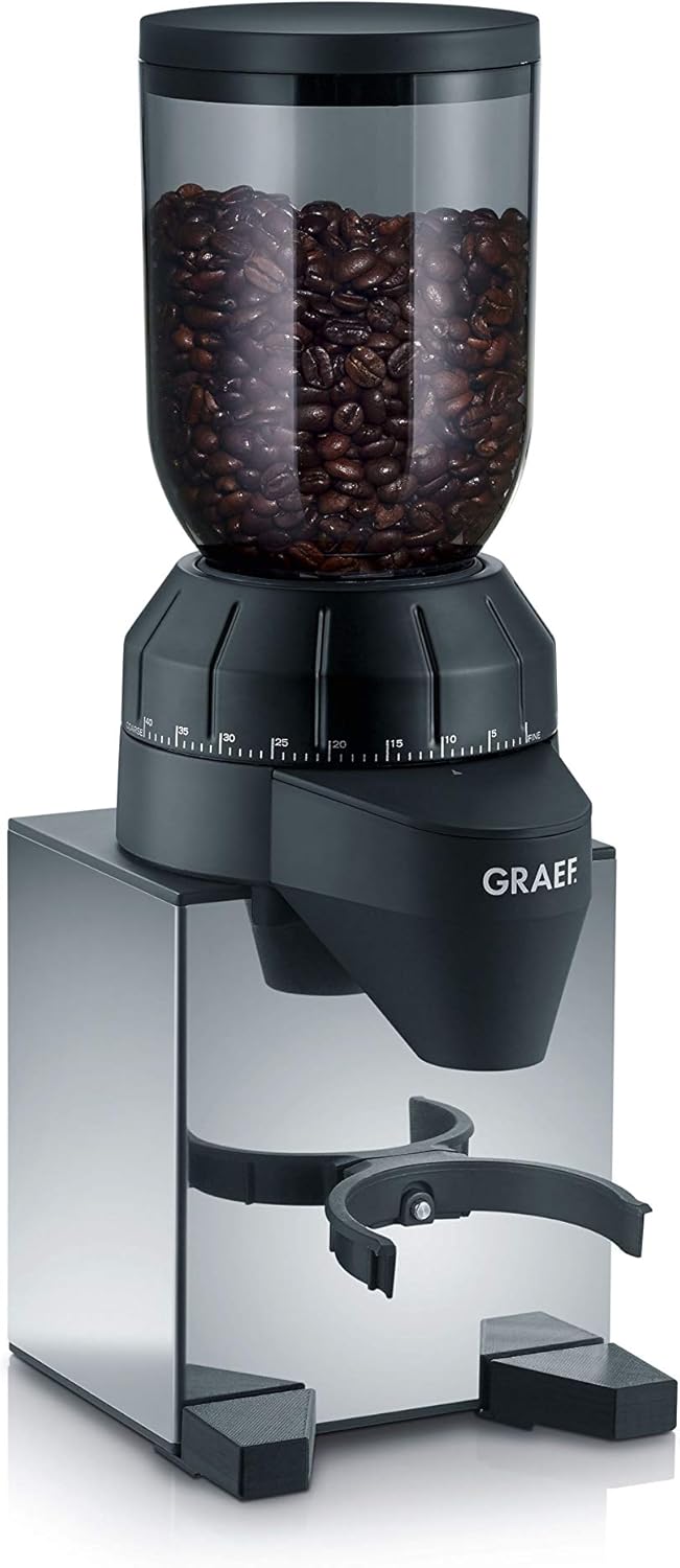 Graef CM820EU Kaffeemühle, Edelstahl, 200 Grams