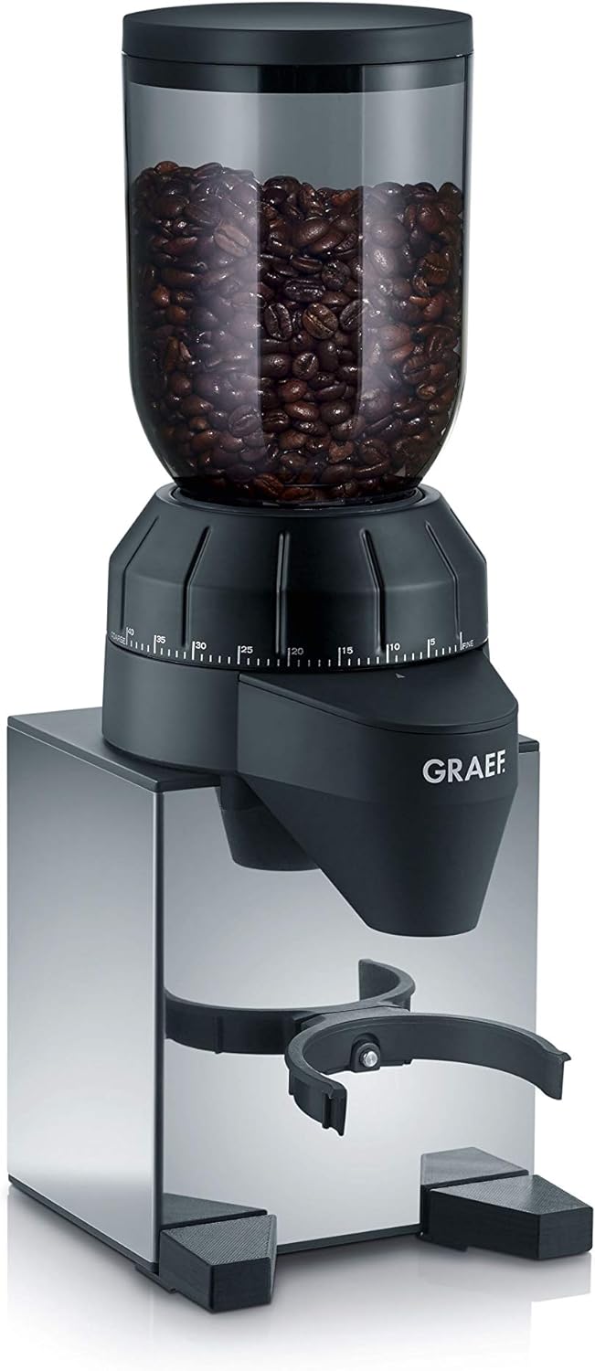 Graef CM820EU Kaffeemühle, Edelstahl, 200 Grams