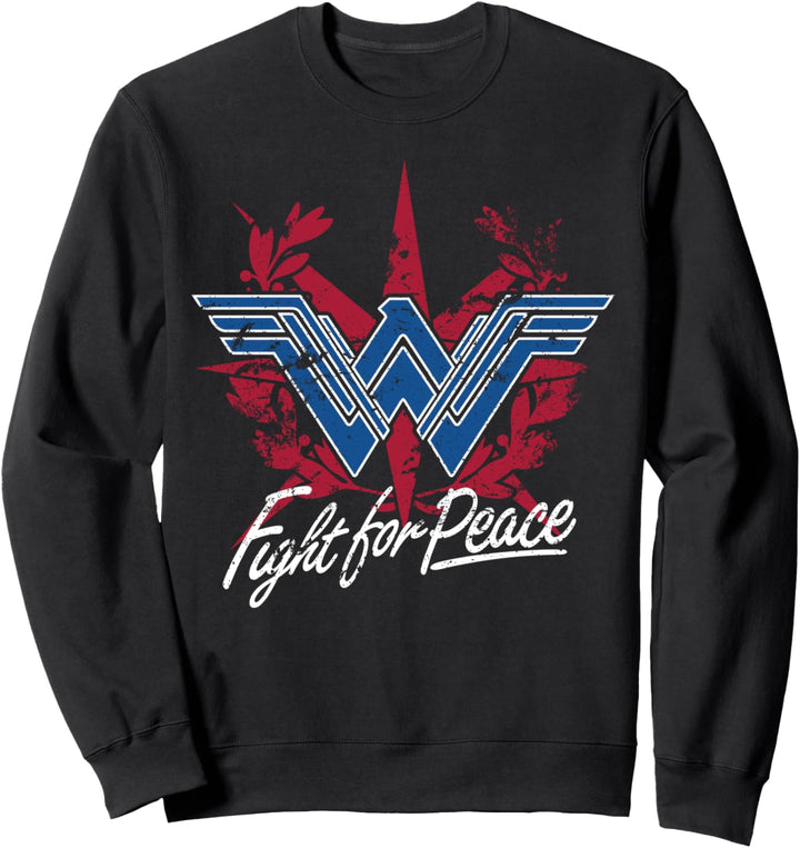 DC Wonder Woman-Logo Kämpft gegen den Frieden Sweatshirt