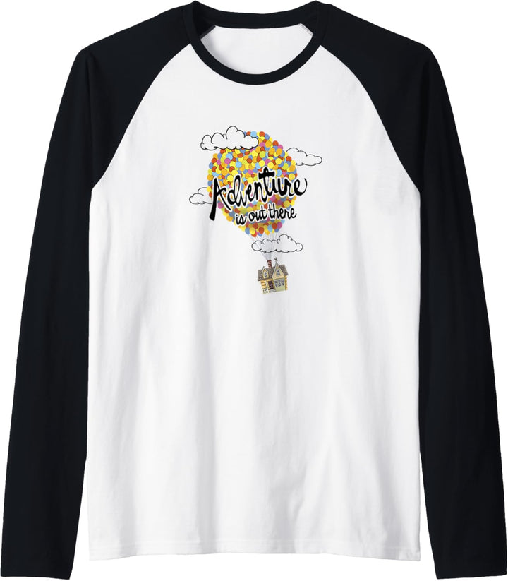 Disney Pixar Up Adventure House Balloon Raglan