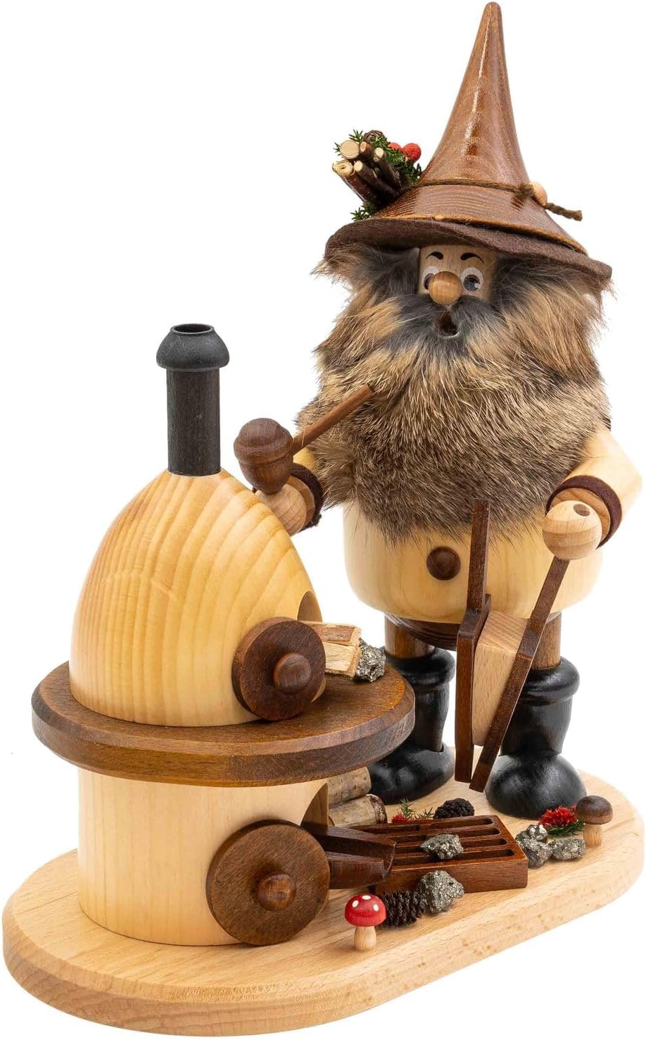 Drechselwerkstatt Uhlig DWU | Räuchermännchen Räuchermann aus dem Erzgebirge | Weihnachten Weihnacht