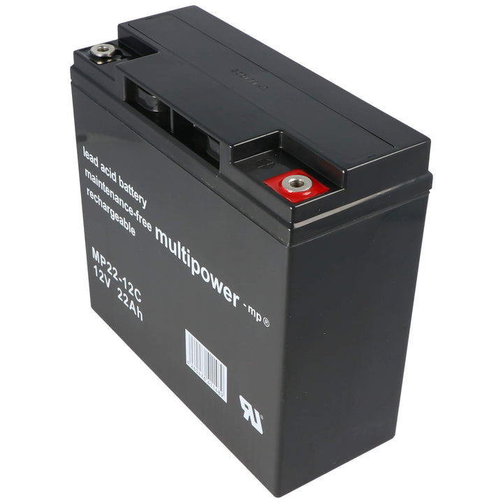 Multipower MP22-12C 12V 22Ah AGM Blei Akku zyklenfest