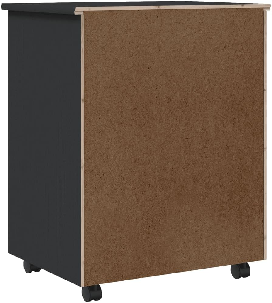 Tidyard Rollschrank mit Schubladen Rollcontainer Büroschrank Aktenschrank Bürocontainer Schrank Büro