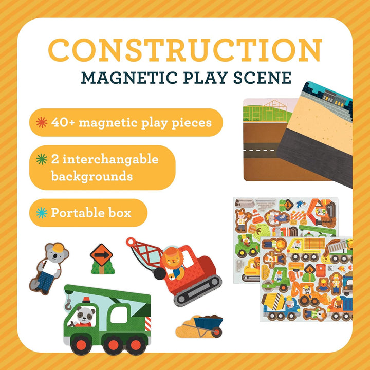 PETIT COLLAGE Magnetspiel Baustelle