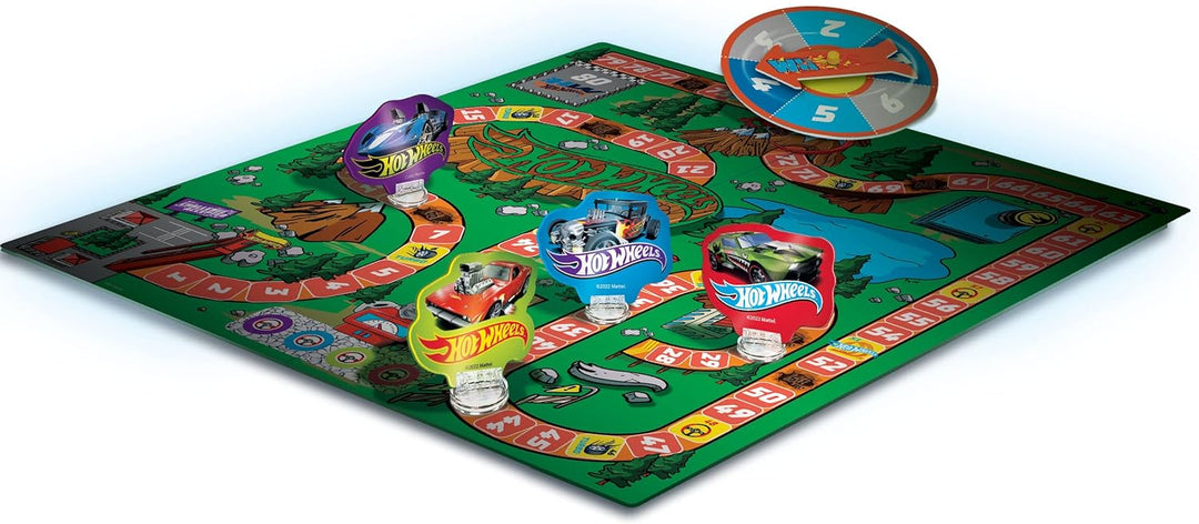Lisciani - HOT WHEELS Speed Race Spiel - Das klassische Rennspiel für Kinder ab 5 Jahren - Gesellsch