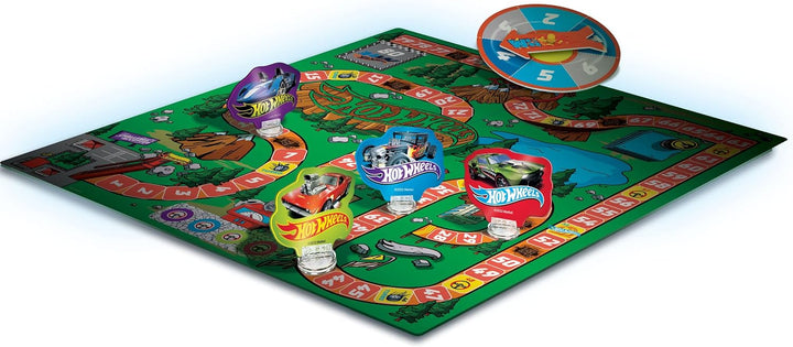 Lisciani - HOT WHEELS Speed Race Spiel - Das klassische Rennspiel für Kinder ab 5 Jahren - Gesellsch