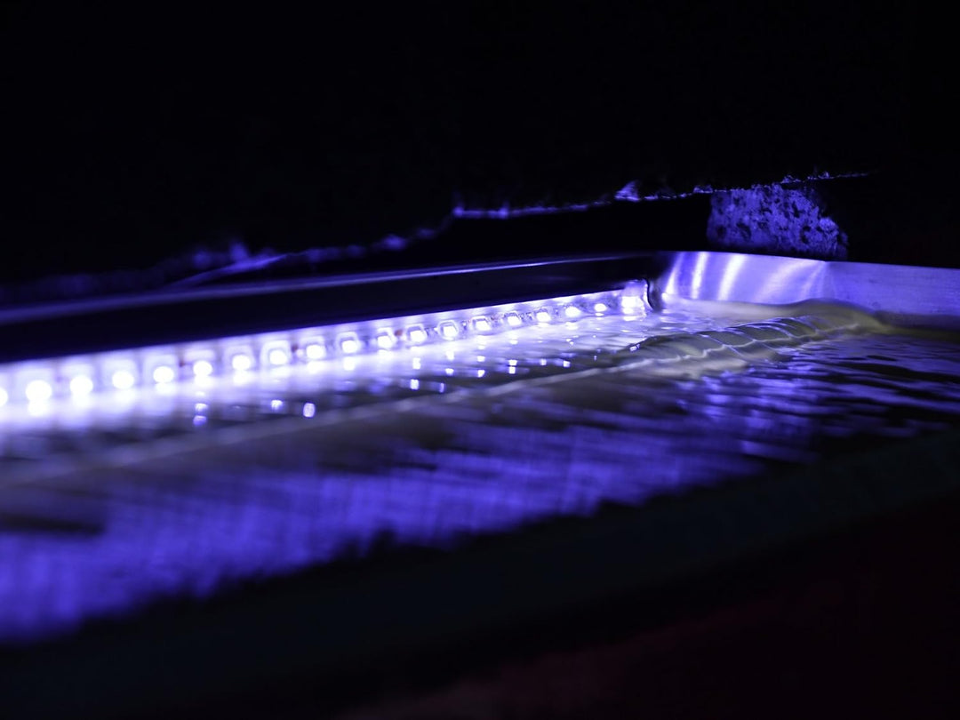 Köhko LED Beleuchtung für Wasserfall Akaka (Länge 45 cm) wasserdicht Leuchteinheit 45 CM Beleuchtung
