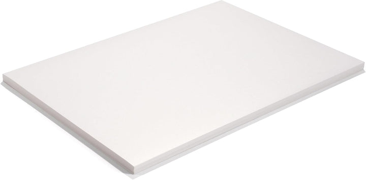 50 Blatt DIN A4 Perglanz-Papier Elfenbein Weiss-Metallic, Bastelpapier mit Perlmutt-Schimmer, 120 g/