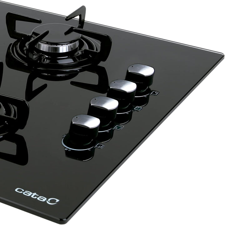 CI 631 BK A/A - Gasherd mit Butangas und 4 Gaskochfeldern - 1 Dreifache Krone - Geeignet für das Koc