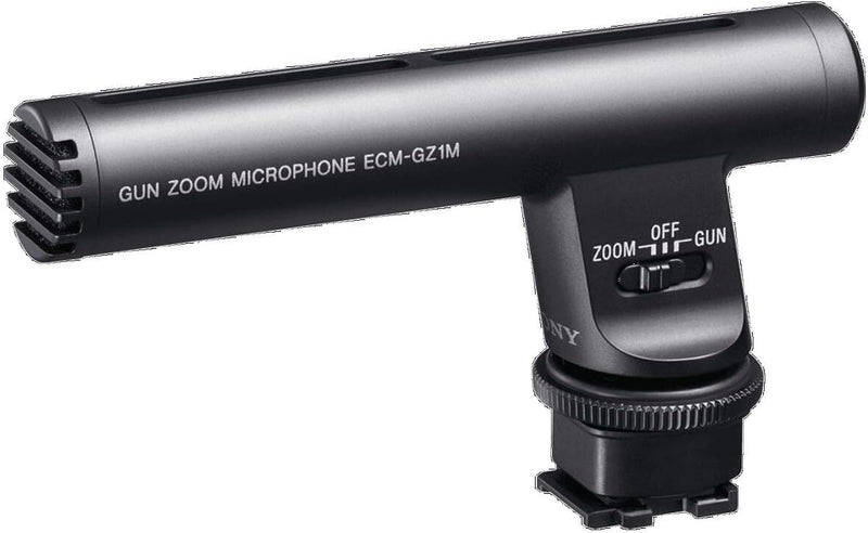 Sony ECM-GZ1M Gun Zoom Mikrofon (mit Multi Interface Zubehör Schuh, geeignet für A6000, A7, A9 Serie