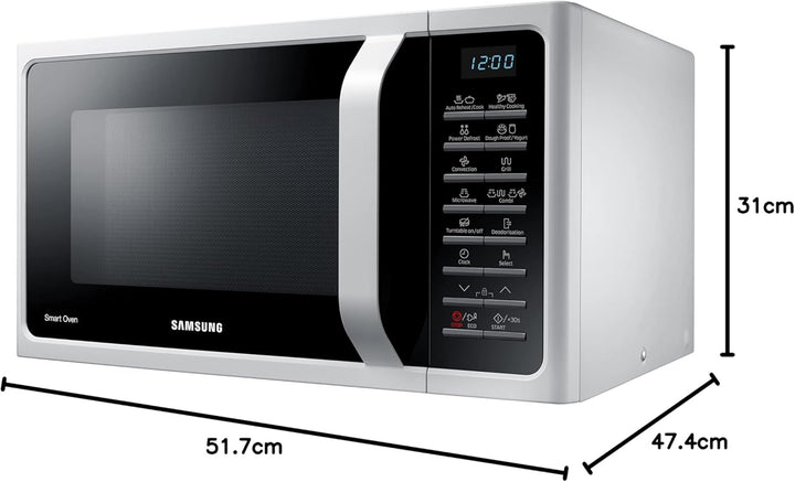 Samsung SmartOven MC2BH5015AW/ET Kombi-Mikrowelle, belüftetes Garen, Fresh Menu, Mikrowelle + Grill
