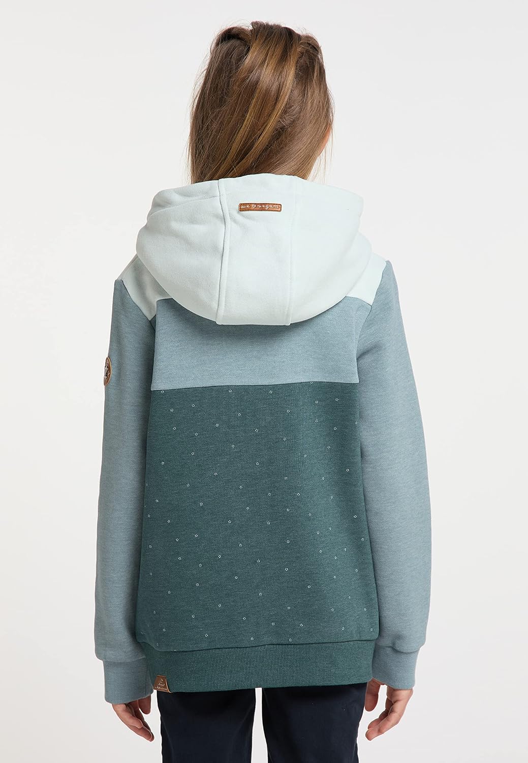 Ragwear Dyska Mädchen Sweatshirt Hoodie Sweater mit Kapuze mit Blockstreifen Pullover in sommerliche