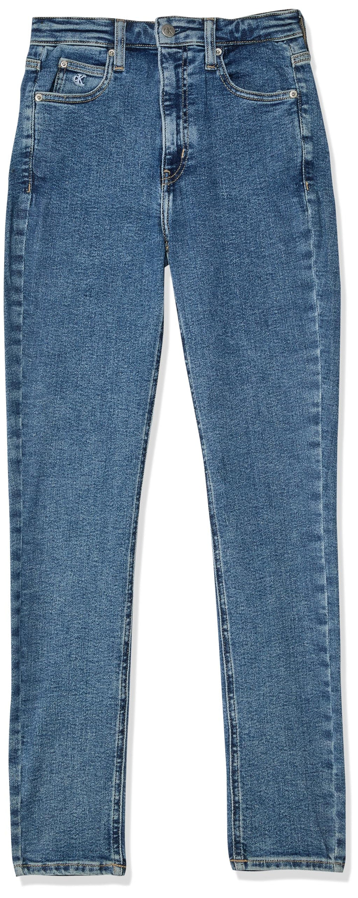 Calvin Klein Jeans Damen HIGH Rise Skinny Jeans, Denim Medium, 24W / 34L