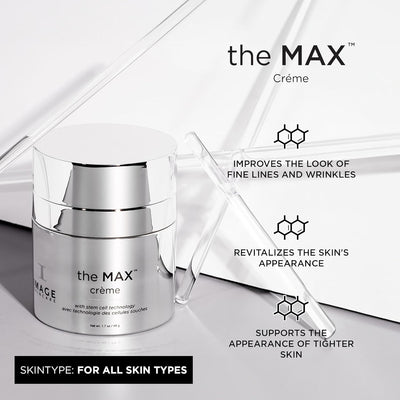 Anti Aging Gesichtscreme - Image Skincare The Max Crème 48g – Anti Falten Feuchtigkeitscreme – Für t