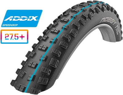 Schwalbe Unisex – Erwachsene Nobby NIC Hs463 Reifen NOBBY NIC Perf, DD, RaceGuard, Folding 60-584 -