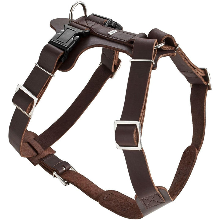 HUNTER Aalborg Hundegeschirr, Leder, M-L/1, Dunkelbraun dunkelbraun M-L/1, dunkelbraun M-L/1