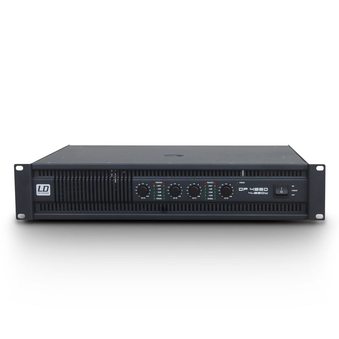 LD Systems DEEP2 4950 PA Endstufe 4 x 810 W 4 Ohm, 4 x 810 W