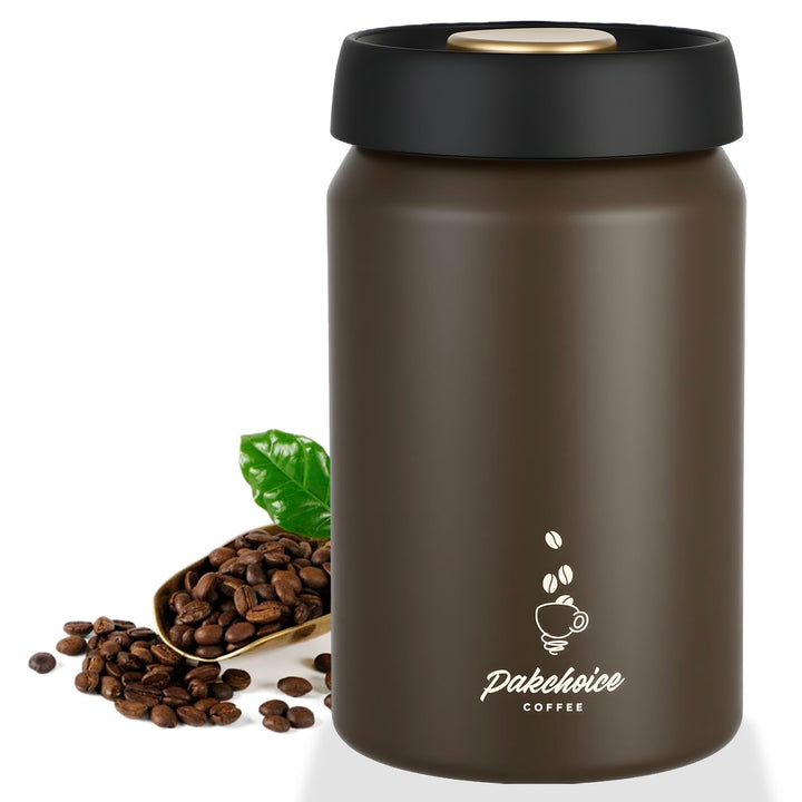 Kaffeebohnen Behälter (1,2L), Kaffeedose Luftdicht, kaffeedose, 316 Edelstahl Material, geeignet Für
