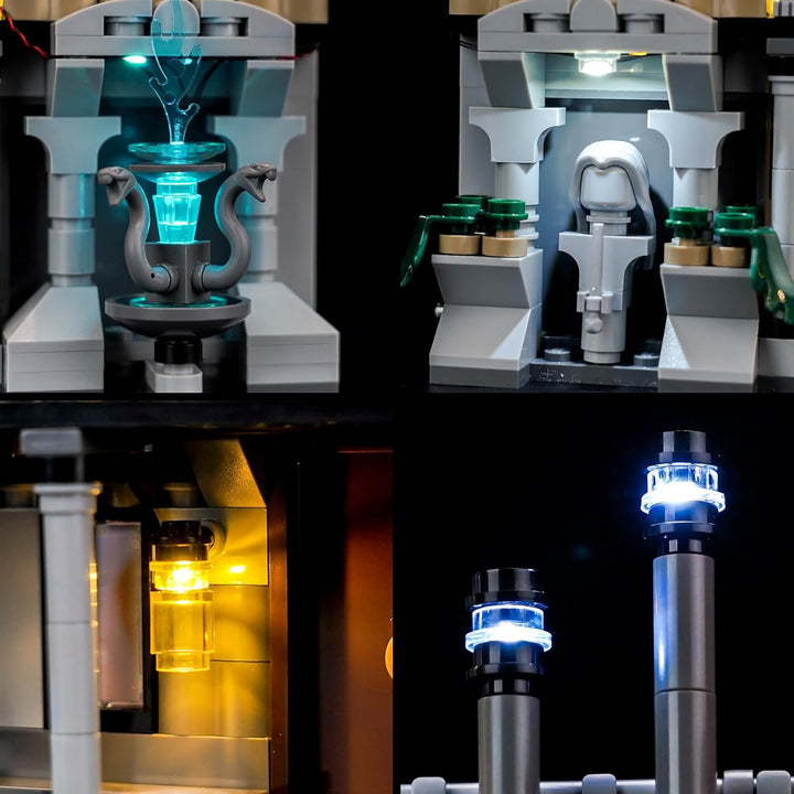 Fernbedienung Licht-Kit Kompatibel mit Lego 76453 Malfoy Manor (Kein Modell), Led Beleuchtungs Set C
