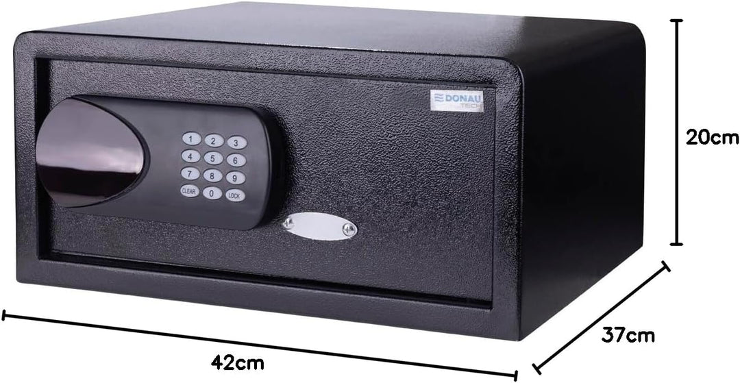 DONAU TECH Digitaler Tresor 23,8L / 42 x 37 x 20 cm/Manuell-digitaler Elektronischer Safe Möbeltreso