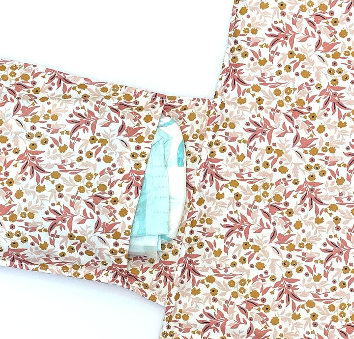 Blausberg Baby - Wickeltasche ABWASCHBAR Windeltasche mit Wickelunterlage für unterwegs - Materialie