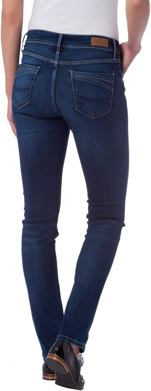 Cross Damen Slim Jeans 28W / 30L Blau (Dark Blue 120), 28W / 30L Blau (Dark Blue 120)