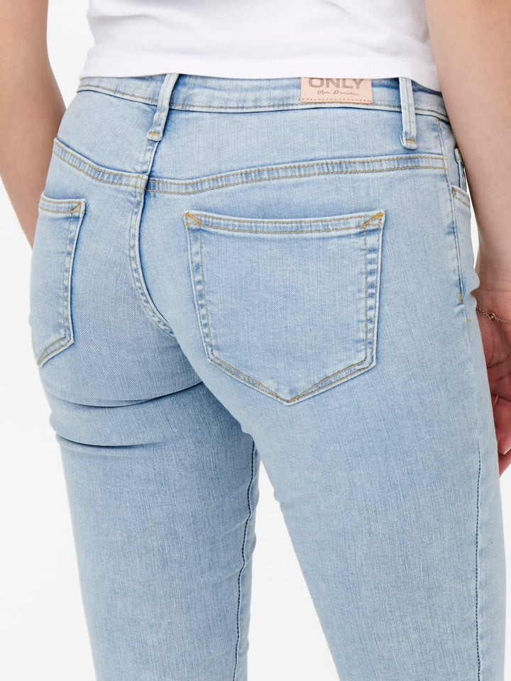 ONLY Damen Onlcoral Life Sl Sk Dnm Cro468 Jeans, Light Medium Blue Denim