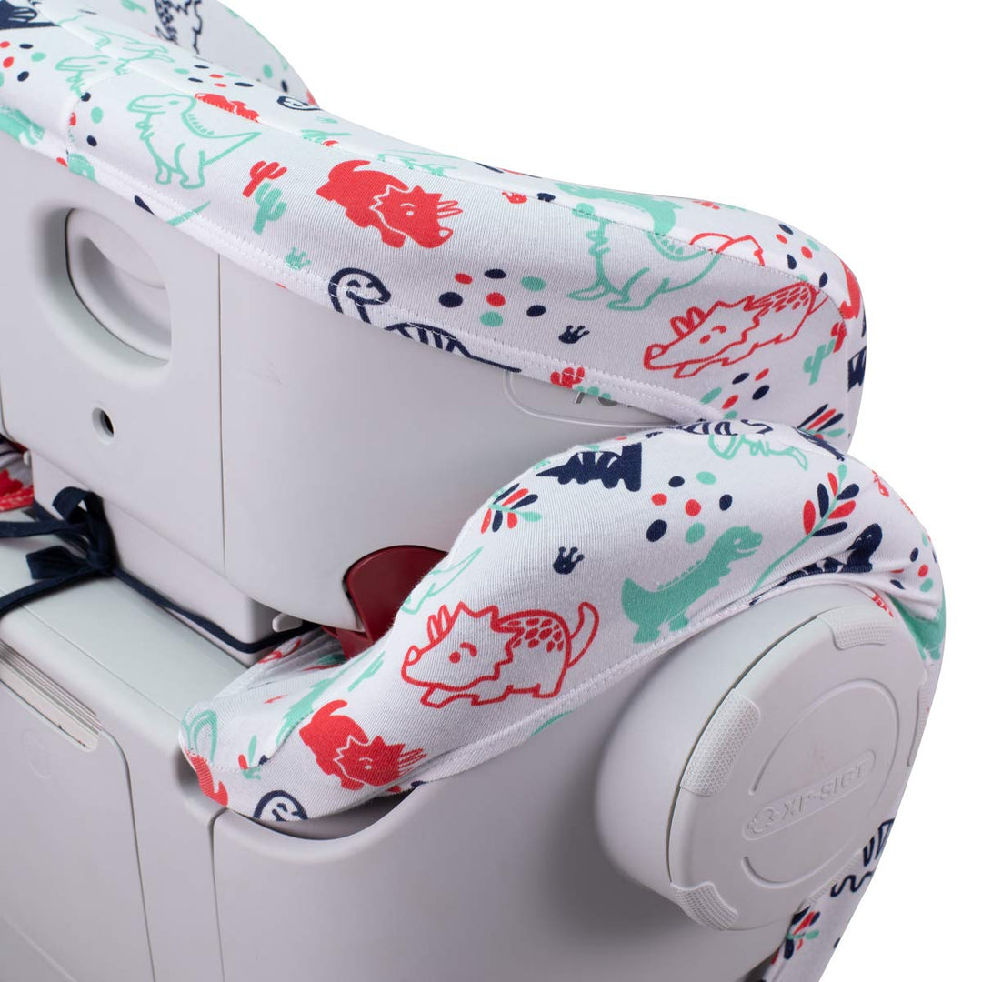 JYOKO KIDS Bezug kompatibel mit Römer KIDFIX II XP SICT, kidfix 2 S, Kidfix Z - Line (DINO PARTY, MI