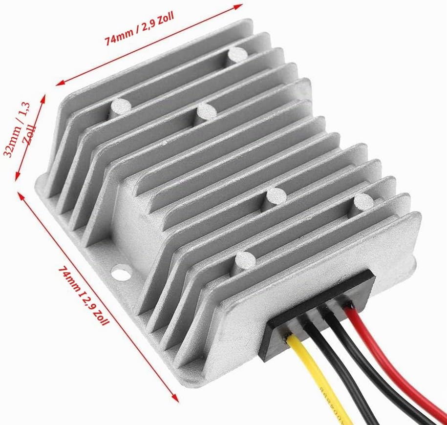 DC-DC Spannungswandler 12V auf 24V, 10A 240W Aufwärtswandler für Reduzierstück verstellbar, wasserdi