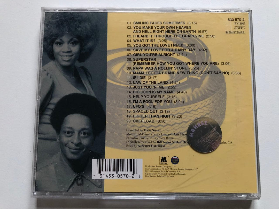 Motown Milestones, Audio-CD