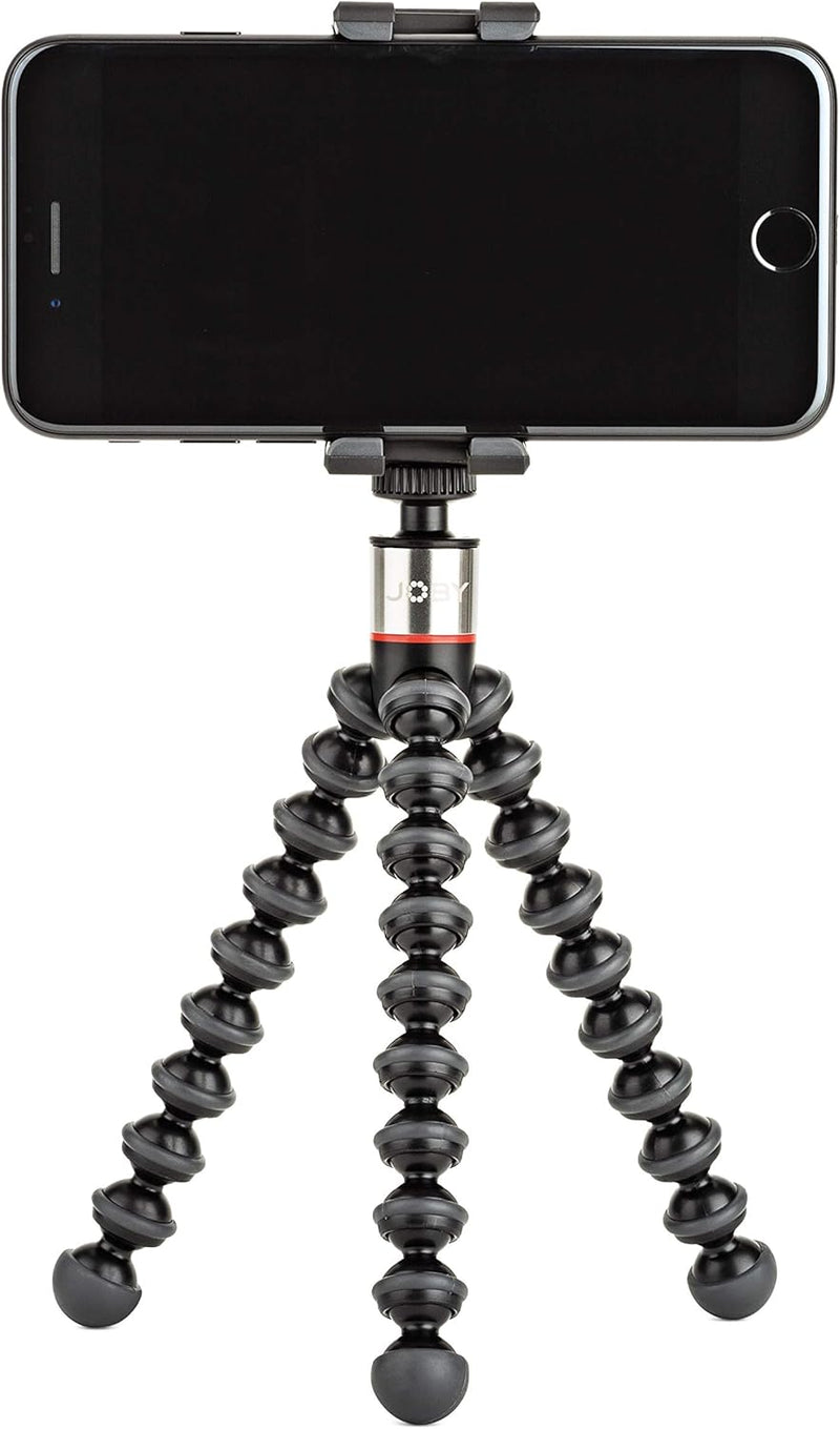 JOBY JB01491-0WW GripTight ONE + GP Stativ Universal-Handy-Halter + GorillaPod Flexi-Stativ, Handyst