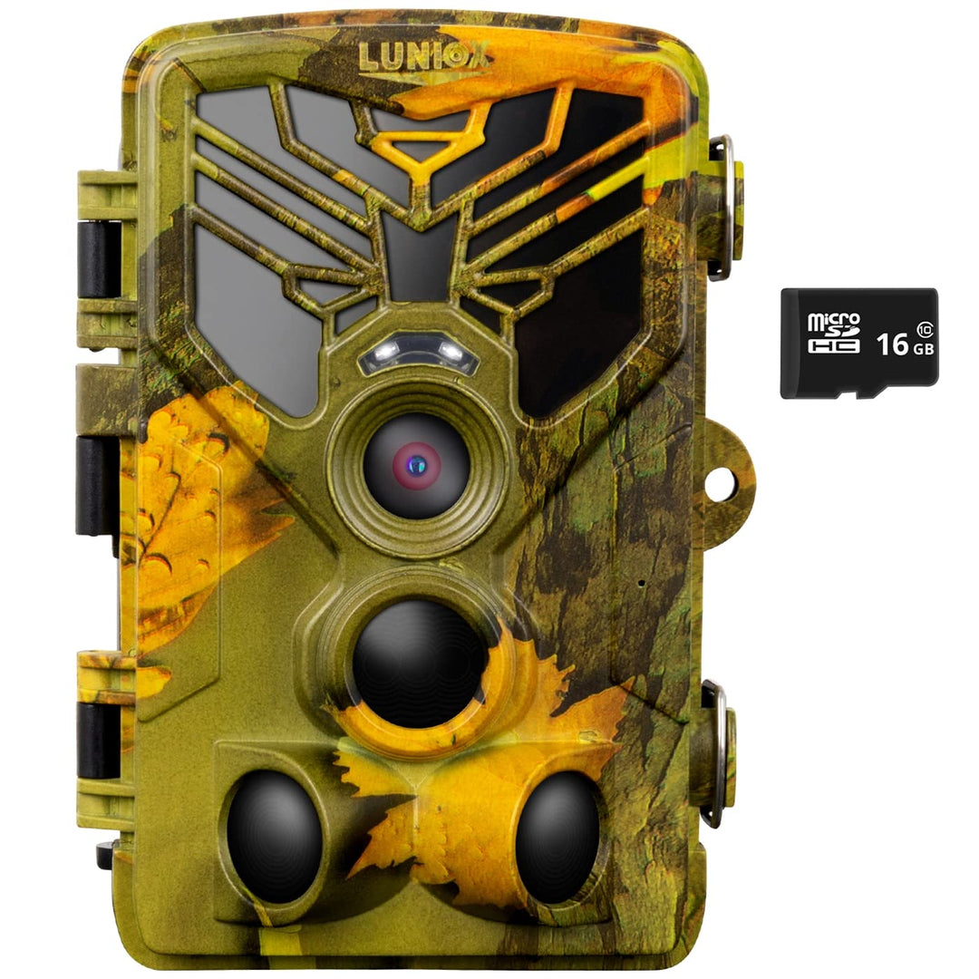 LUNIOX VC24 Wildkamera Fotofalle Digital Full HD bis zu 24MP mit Bewegungsmelder Nachtsicht Schutzar