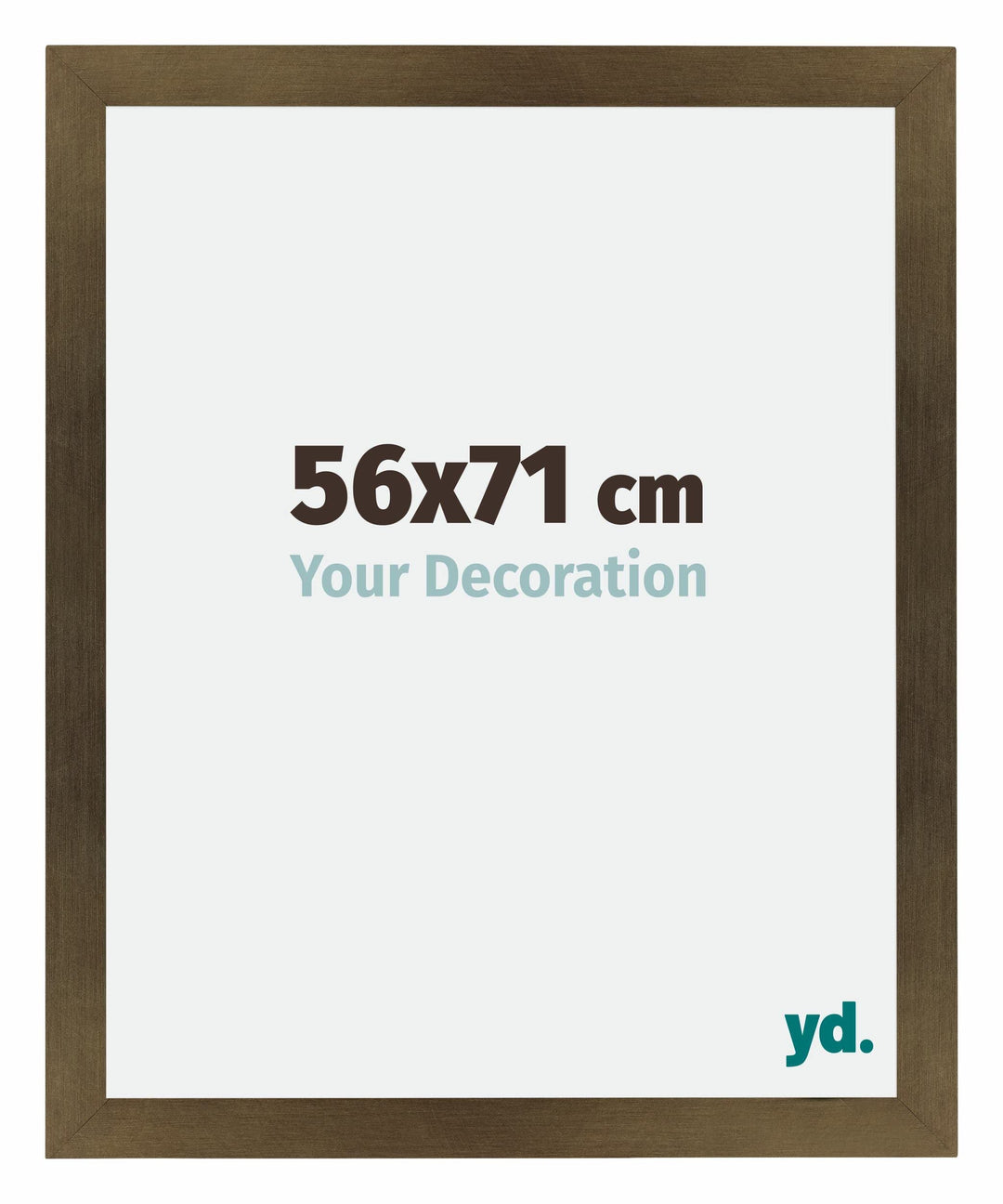 yd. Your Decoration - Bilderrahmen 56x71 cm - Bilderrahmen aus MDF mit Acrylglas - Antireflex - Ausg