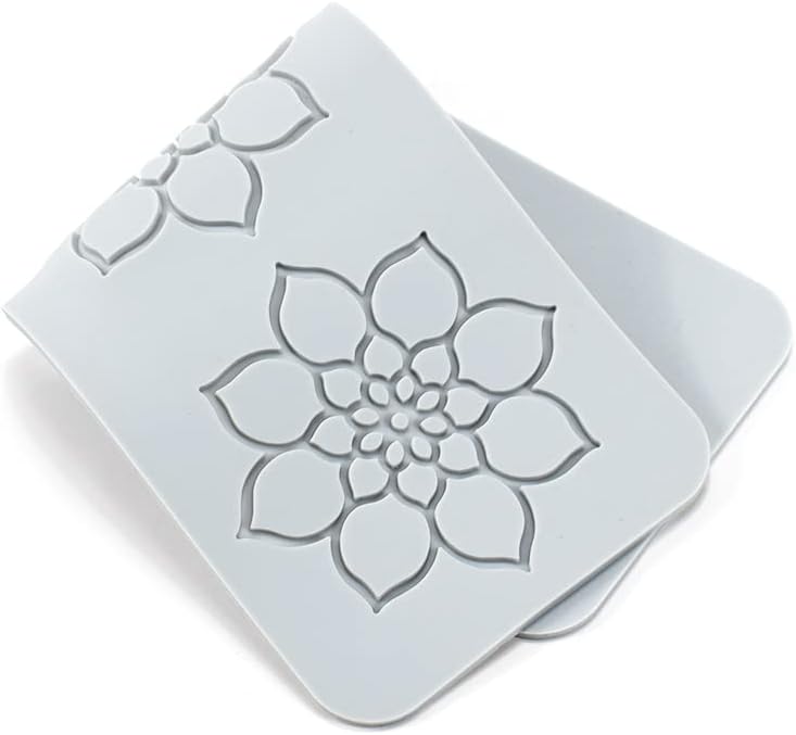 Silikon-Spitze-Matte, Zucker Craft Abdruckform essbare Kuchendekoration, 3 Löcher Mandala 3 Holes Ma