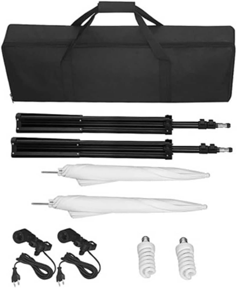 vidaXL Fotostudio Set Fotolampe Studioleuchte Studiolampe Stative