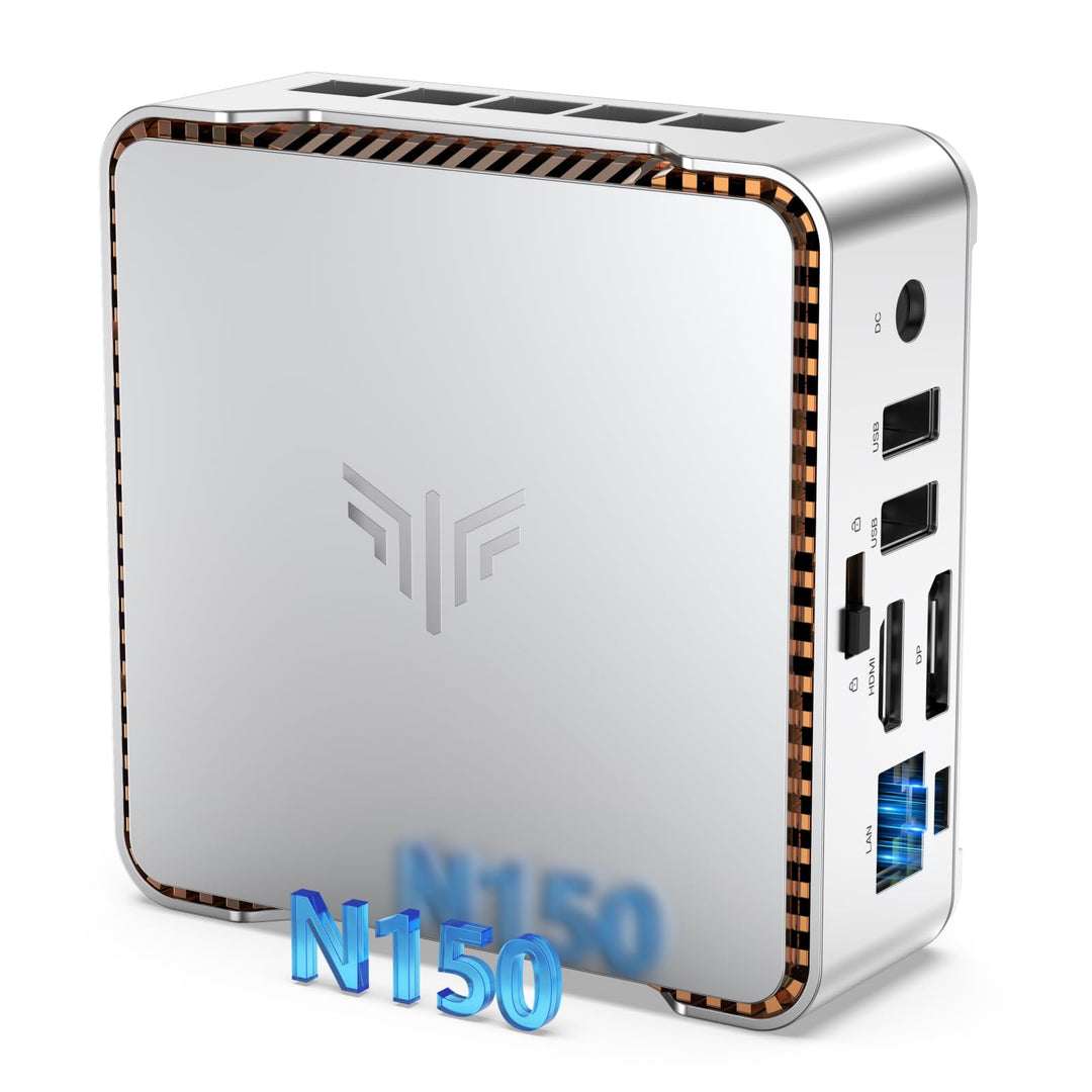 NiPoGi E2 Mini PC, Alder Lake-N97(bis zu 3,6 GHz), 16 GB DDR4 512 GB M.2 SSD Mini Desktop Computer 4
