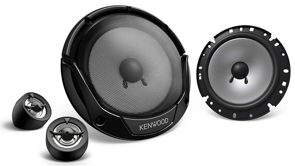 Kenwood KFC-E170P 170mm 2-Wege-Kompontensystem mit Tieftonkonus (300 Watt Spitzenbelastbarkeit)