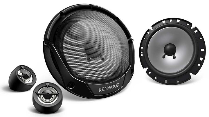 Kenwood KFC-E170P 170mm 2-Wege-Kompontensystem mit Tieftonkonus (300 Watt Spitzenbelastbarkeit)